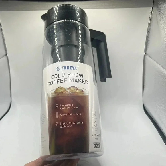 Takeya 2 Quart Cold Brew Coffee Maker BPA Free Dishwasher Safe Made in USA 10311 - Picture 1 of 6